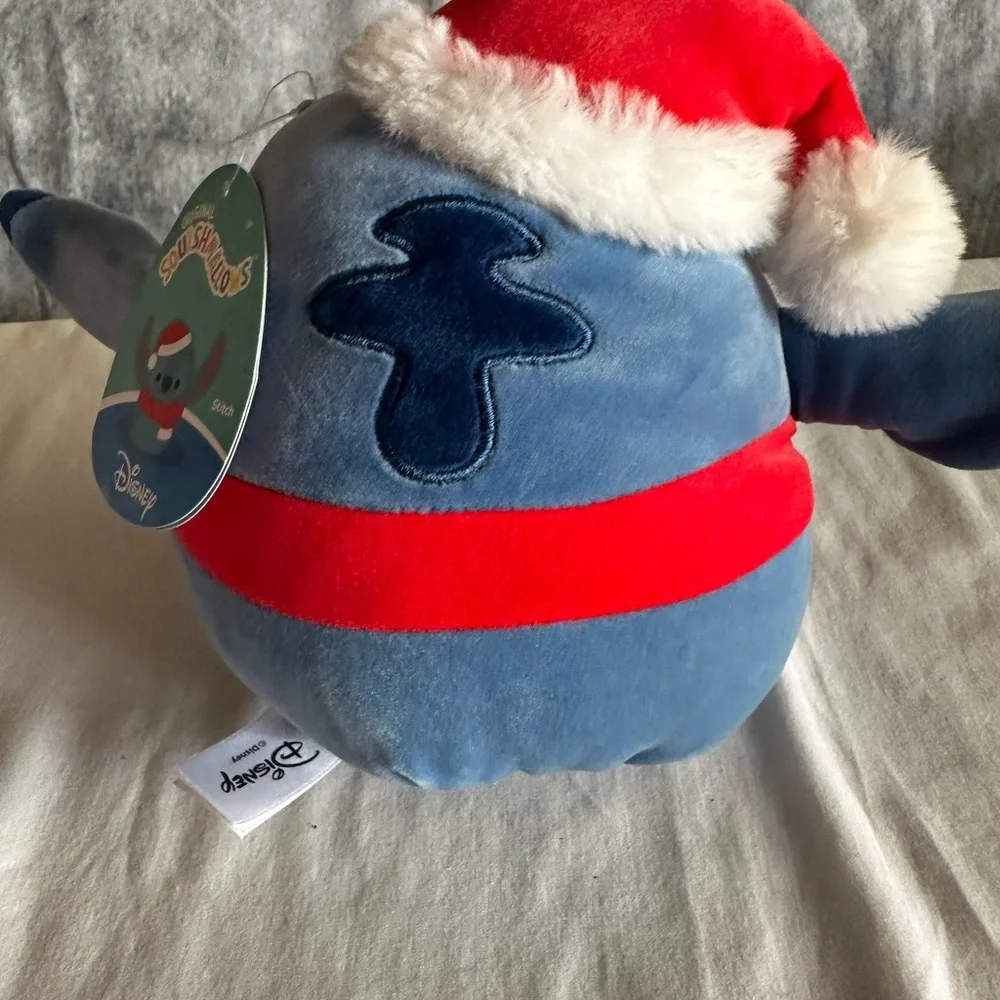 SQUISHMALLOW DISNEY’S LILO & STITCH SANTA CLAUS STITCH SZ 6.5” - Picture 13 of 15
